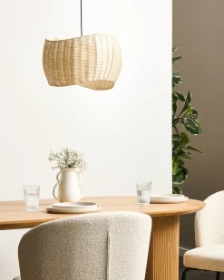 Hot Beliani Lampadario COAMO Rattan Naturale