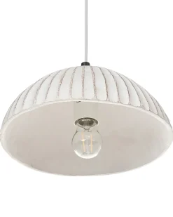 Sale Beliani Lampadario COTTICA Cartapesta Bianco