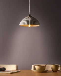 Sale Beliani Lampadario COTTICA Cartapesta Bianco