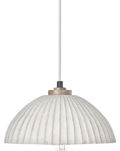 Sale Beliani Lampadario COTTICA Cartapesta Bianco