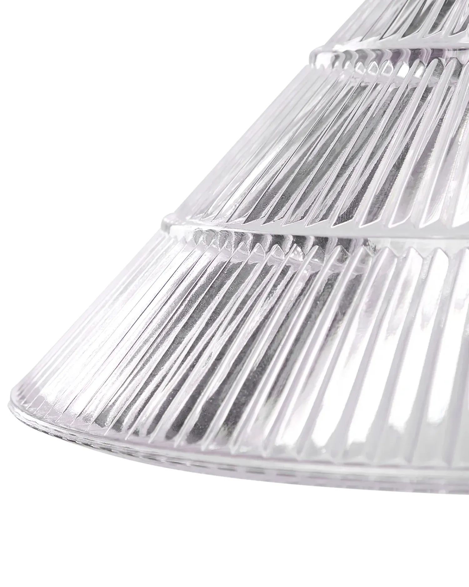 Sale Beliani Lampadario CURONE Vetro Rame Rame Trasparente