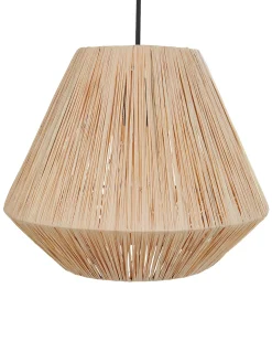 Hot Beliani Lampadario DAMIT Vimini Naturale Naturale Nero