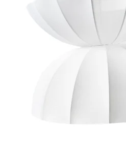 Outlet Beliani Lampadario DEBONS Finta seta Bianco