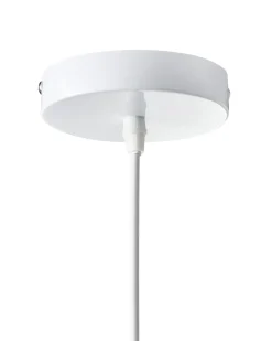 Outlet Beliani Lampadario DEBONS Finta seta Bianco