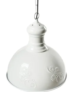 Hot Beliani Lampadario DIDESSA Metallo sporco Bianco