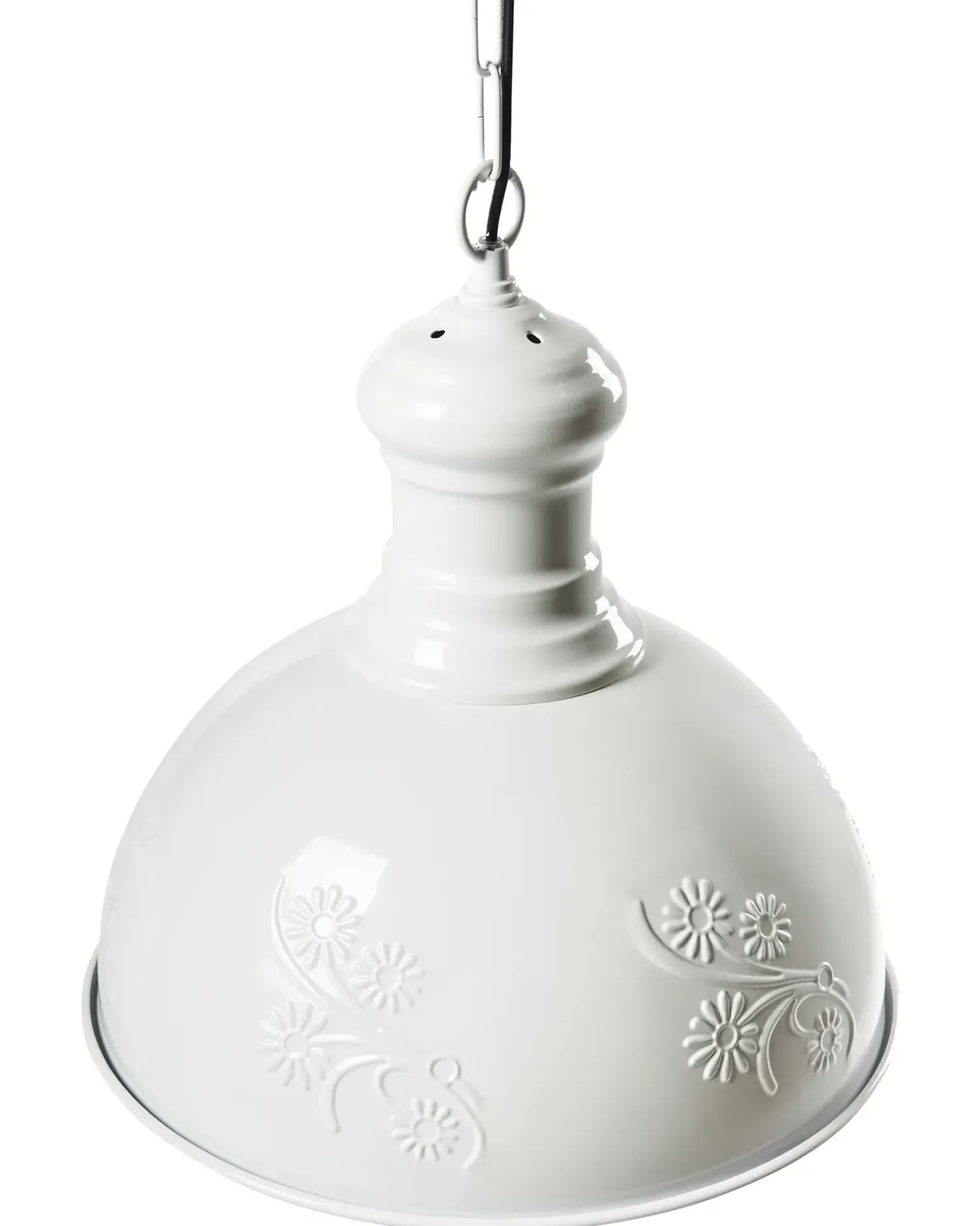 Hot Beliani Lampadario DIDESSA Metallo sporco Bianco