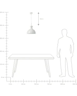 Hot Beliani Lampadario DIDESSA Metallo sporco Bianco