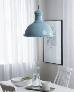 Outlet Beliani Lampadario DIDESSA Metallo Blu