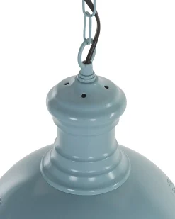 Outlet Beliani Lampadario DIDESSA Metallo Blu