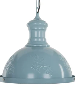 Outlet Beliani Lampadario DIDESSA Metallo Blu