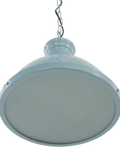 Outlet Beliani Lampadario DIDESSA Metallo Blu