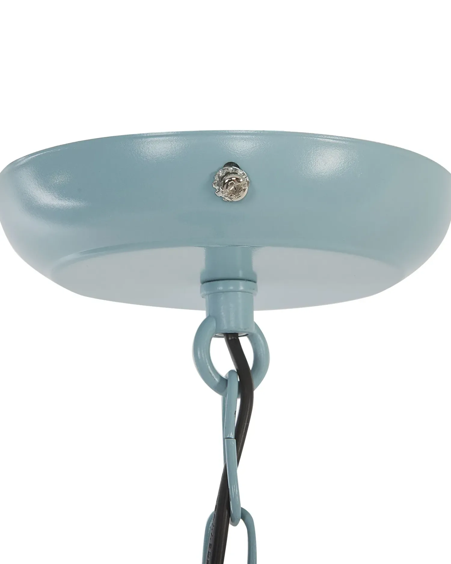 Outlet Beliani Lampadario DIDESSA Metallo Blu