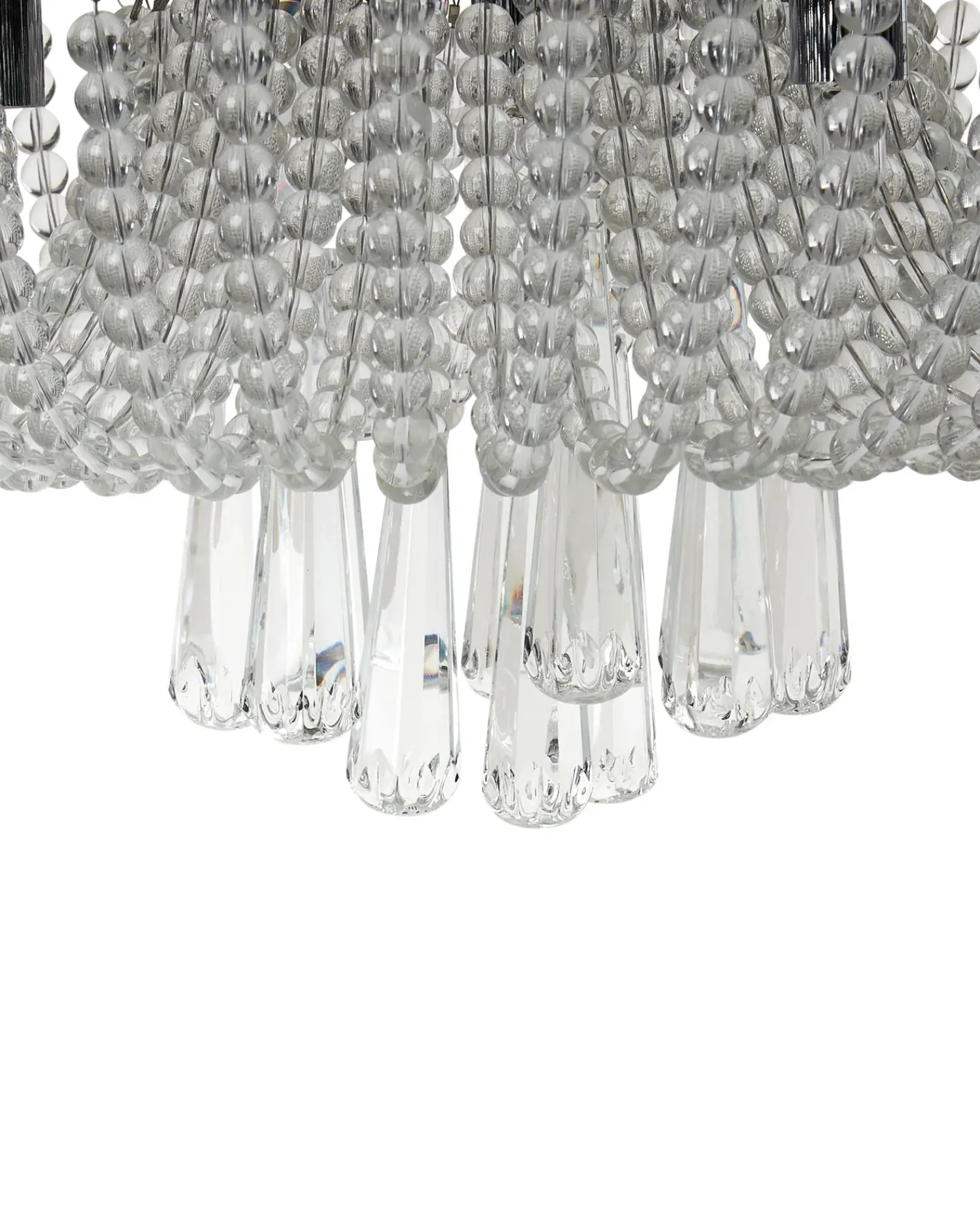 Hot Beliani Lampadario DORNAS Cristallo Argento