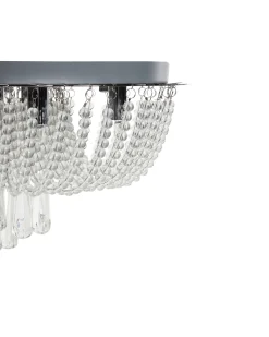 Hot Beliani Lampadario DORNAS Cristallo Argento