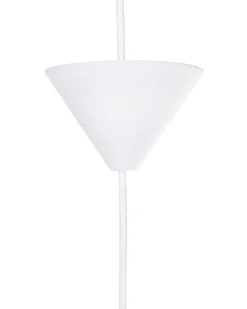 Outlet Beliani Lampadario DRAVA Piume Bianco