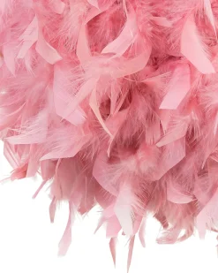 Best Beliani Lampadario DRAVA Piume Rosa