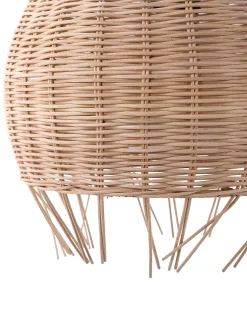 Online Beliani Lampadario DRINO Rattan Marrone chiaro Beige Naturale