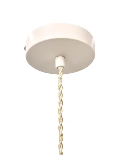 Online Beliani Lampadario DUDO Beige Bianco Beige