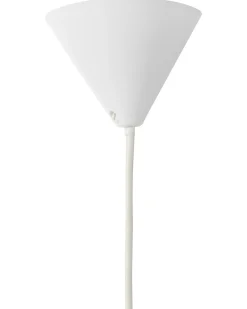 New Beliani Lampadario EREBATO Lino sporco Bianco