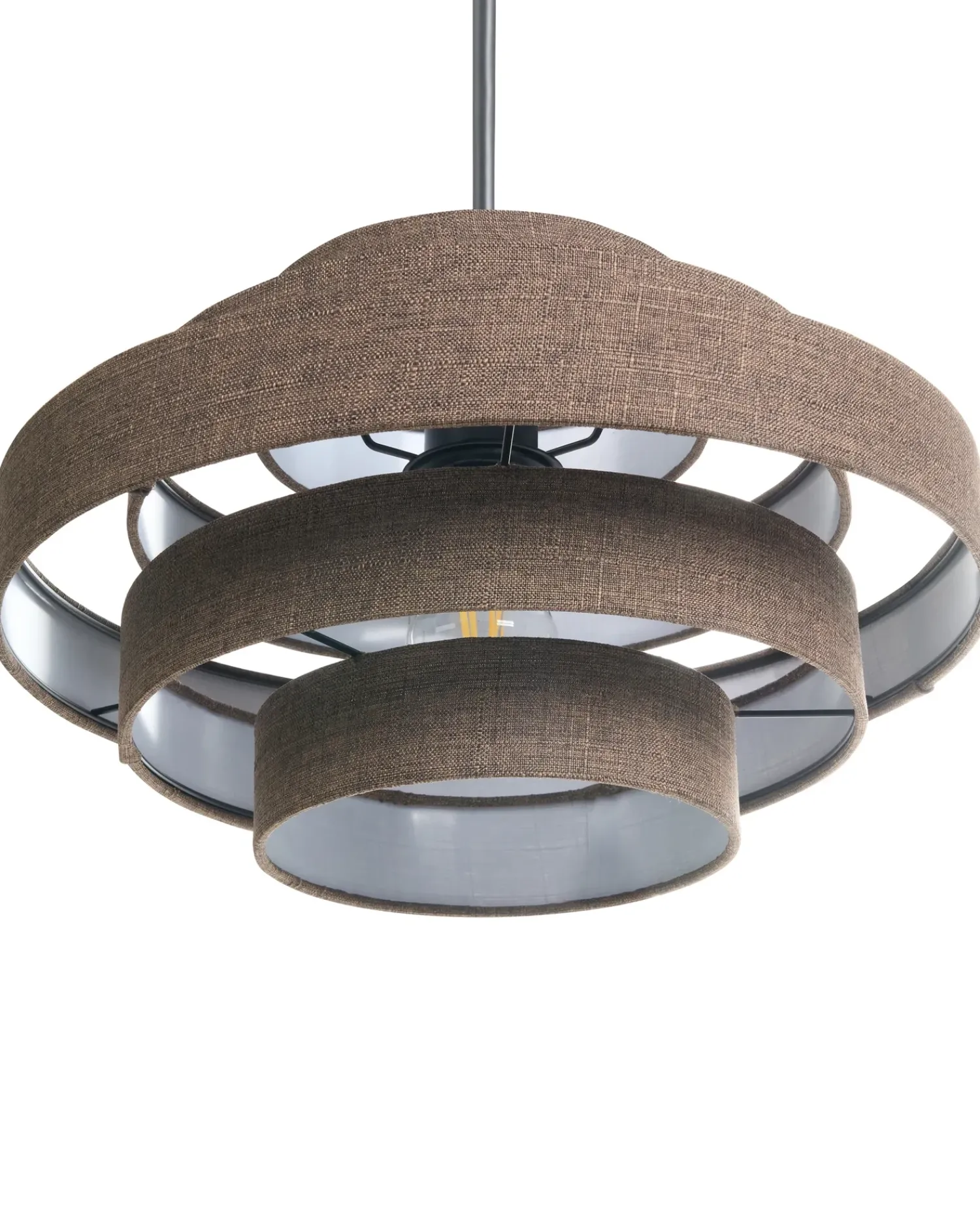 Outlet Beliani EREBATO Lino Marrone