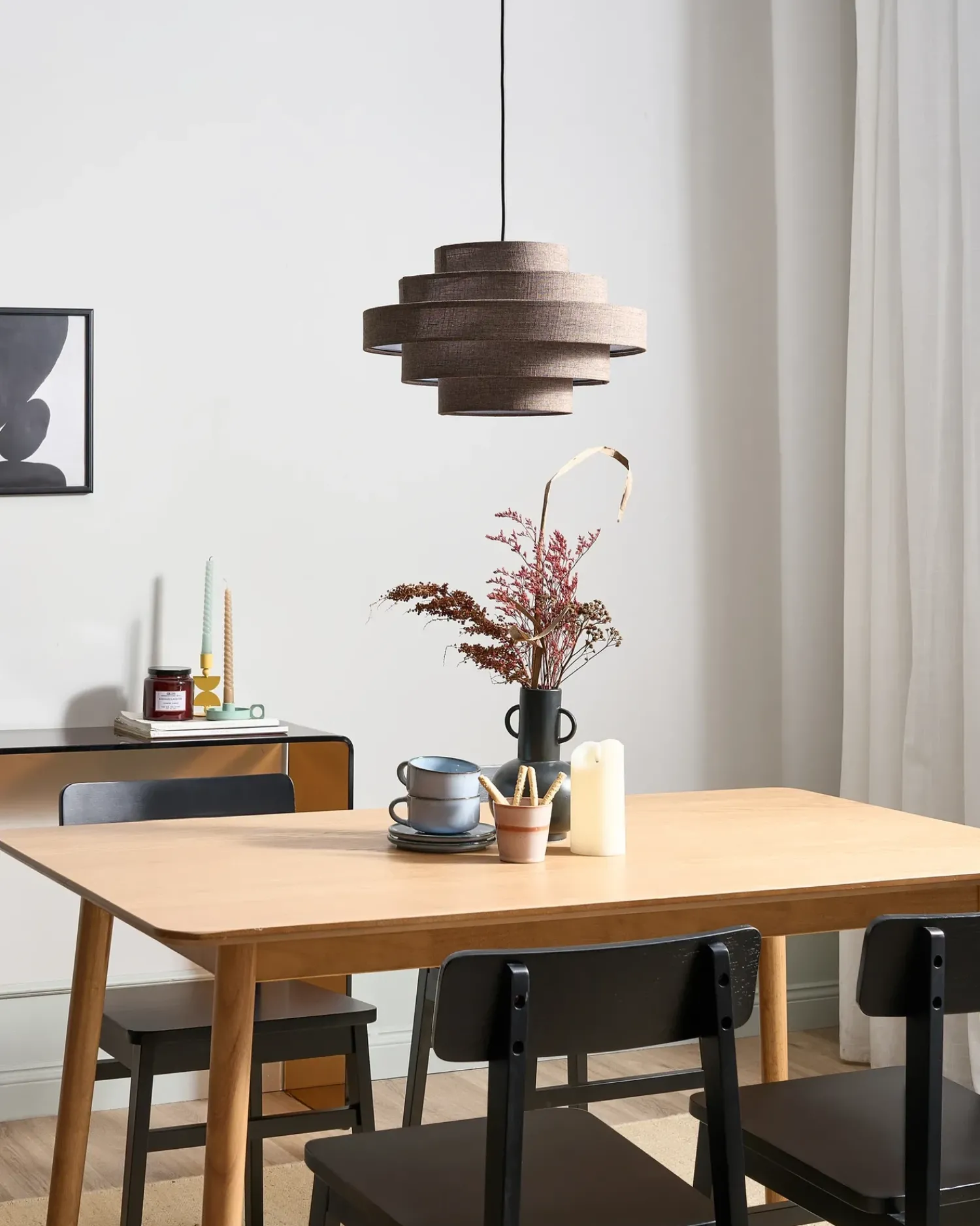 Outlet Beliani EREBATO Lino Marrone