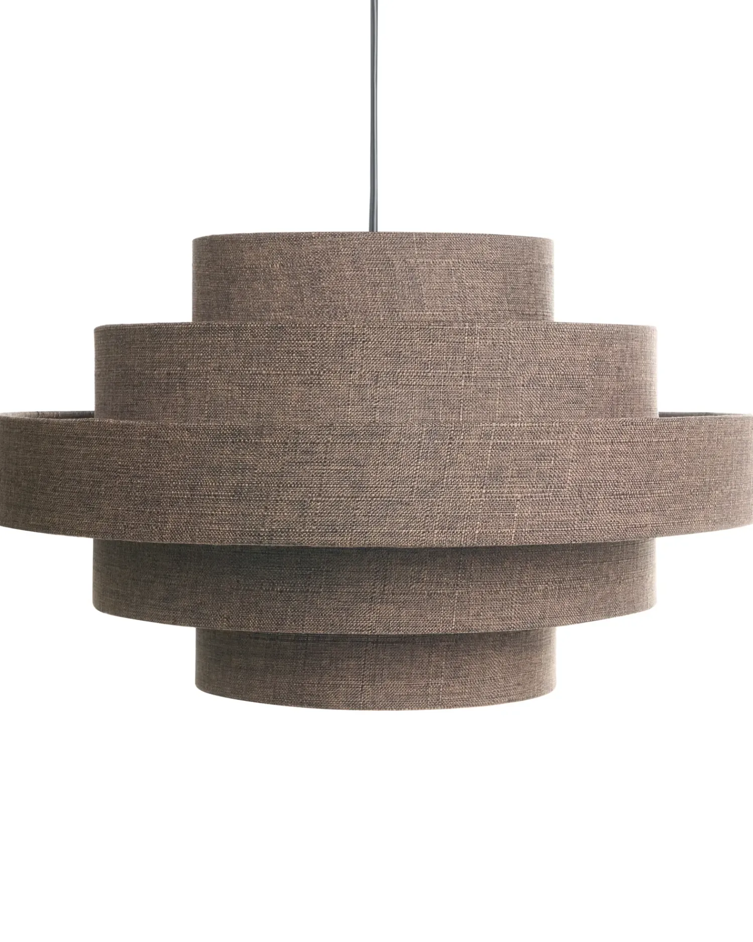 Outlet Beliani EREBATO Lino Marrone