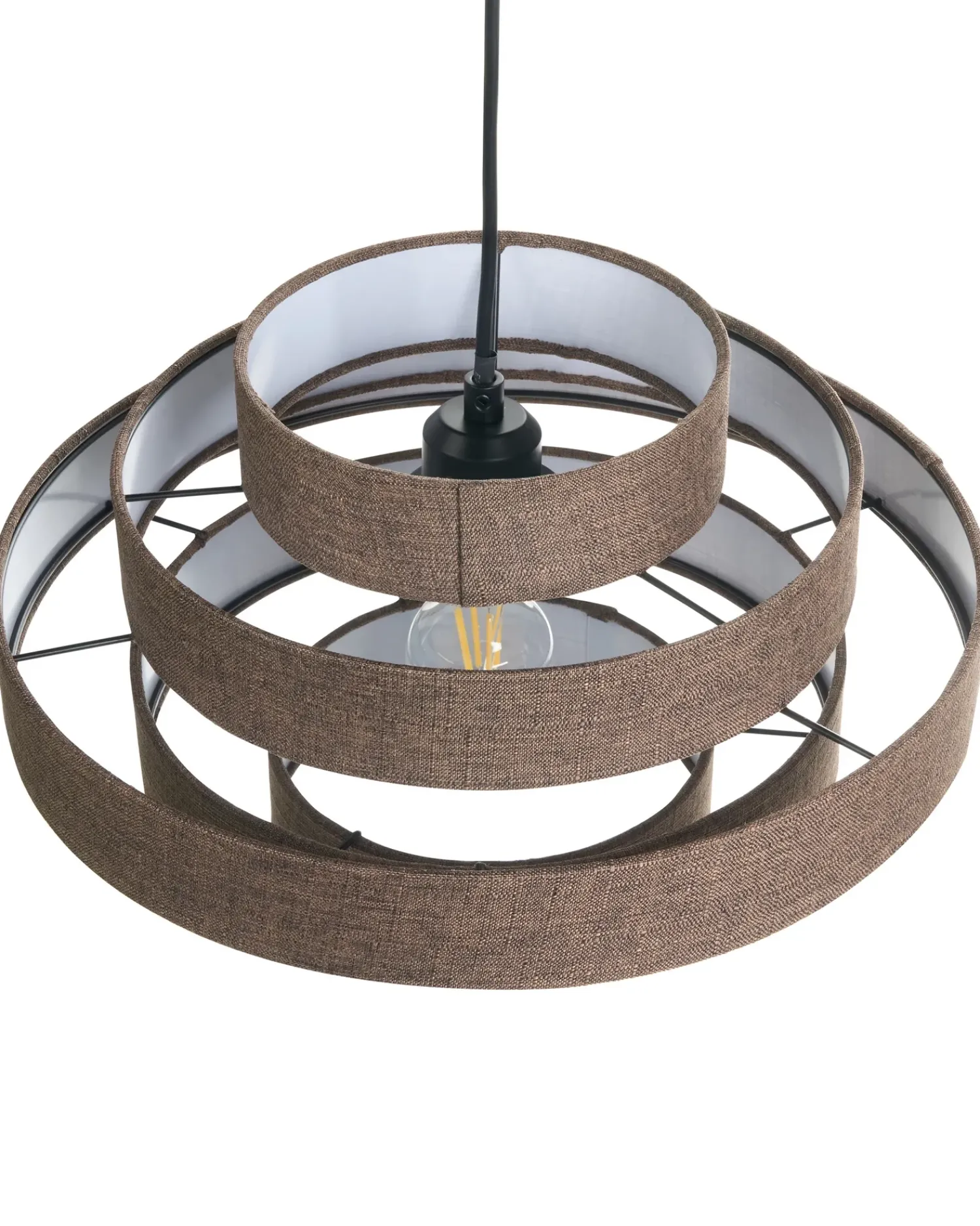 Outlet Beliani EREBATO Lino Marrone