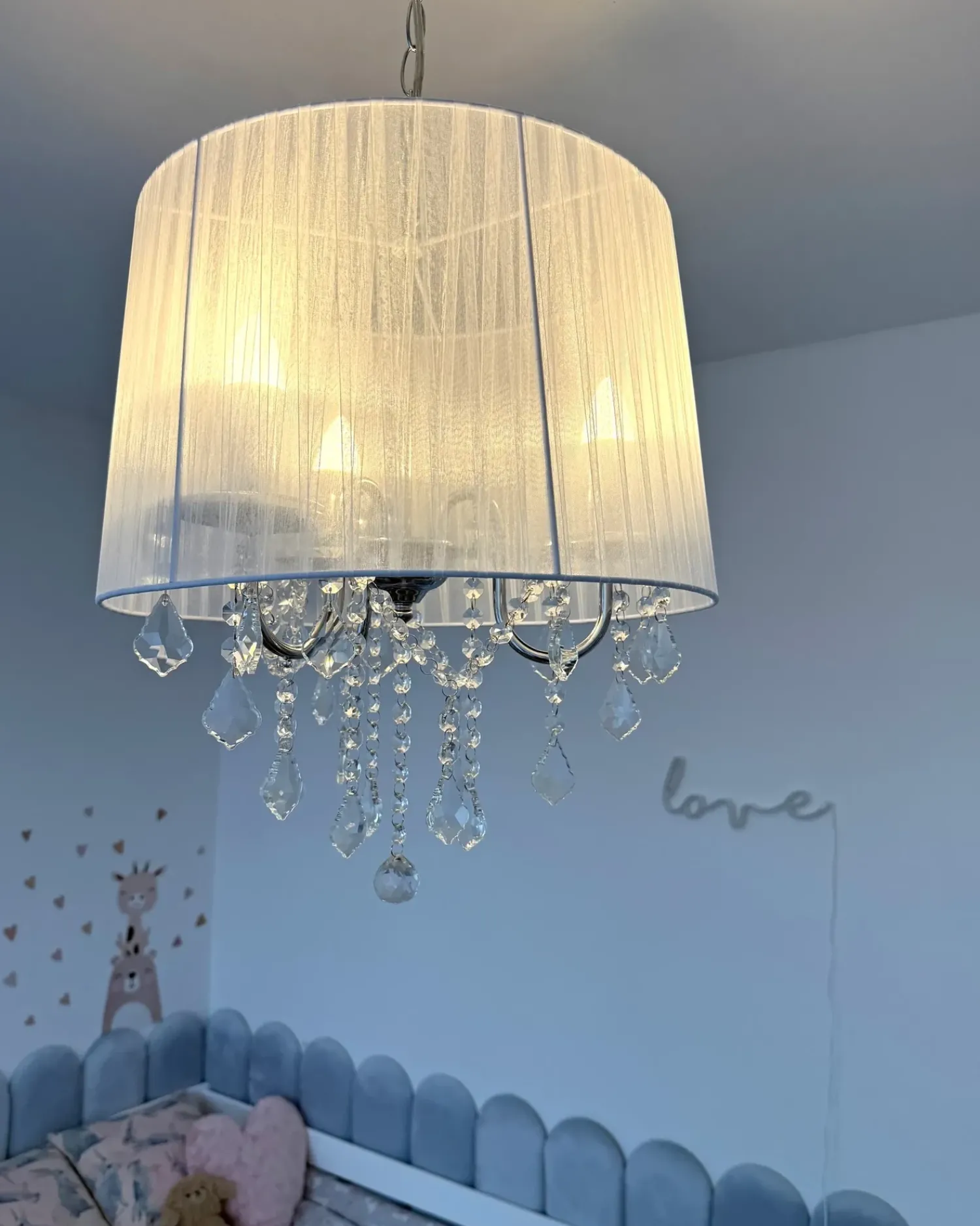 Clearance Beliani Lampadario EVANS Bianco