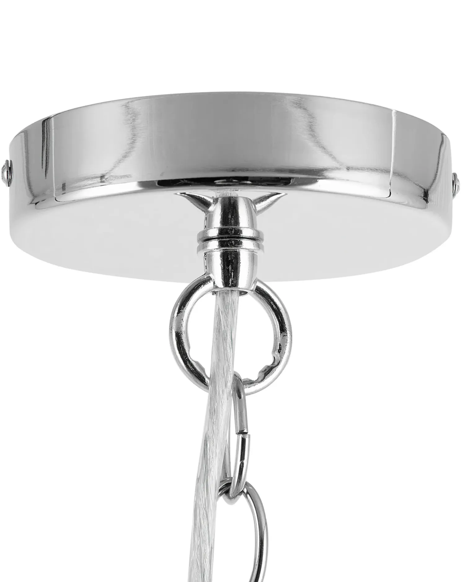Clearance Beliani Lampadario EVANS Bianco
