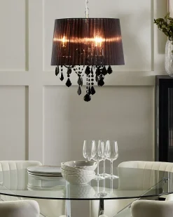 Sale Beliani Lampadario EVANS Nero