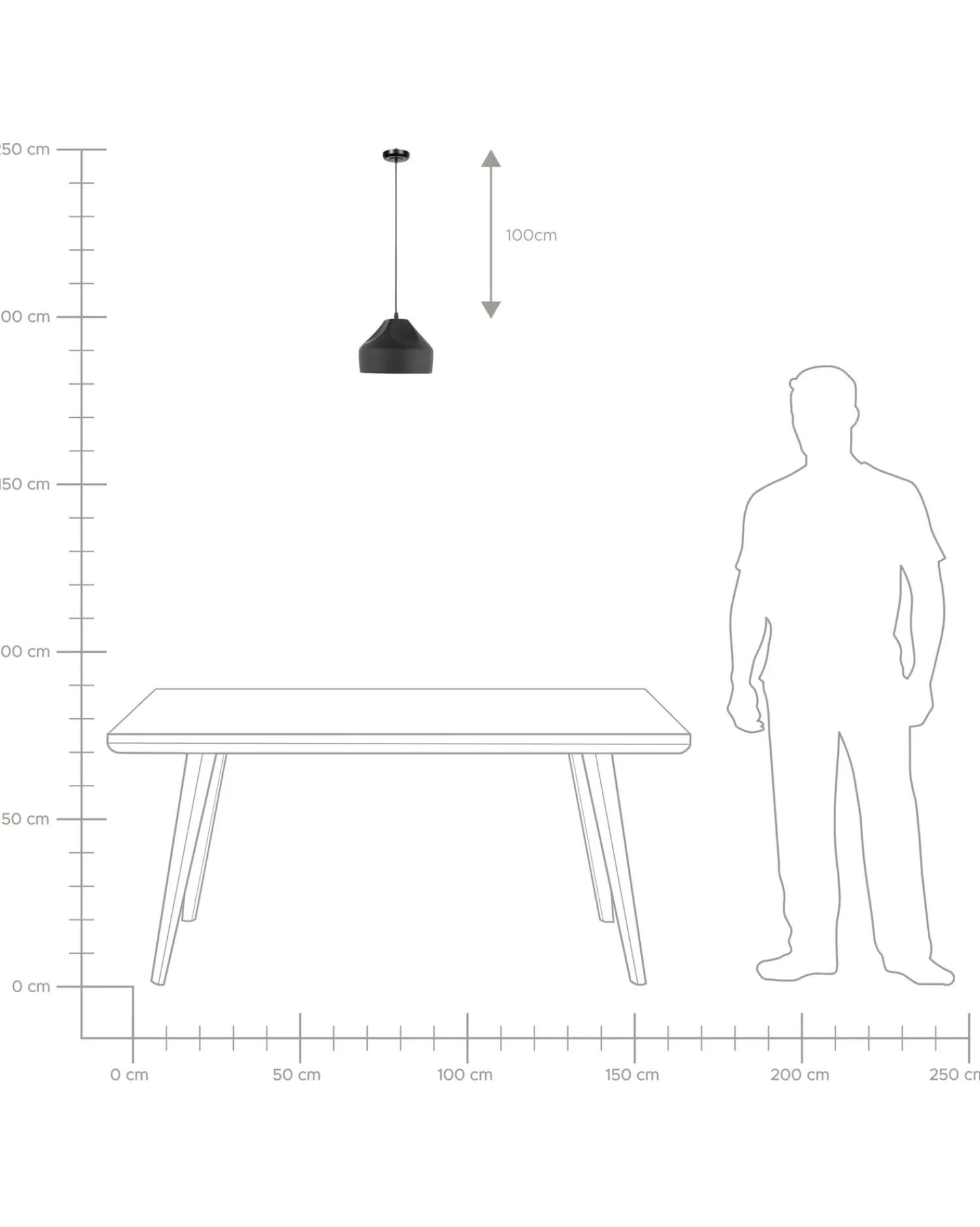 Discount Beliani Lampadario EVINOS Metallo Nero