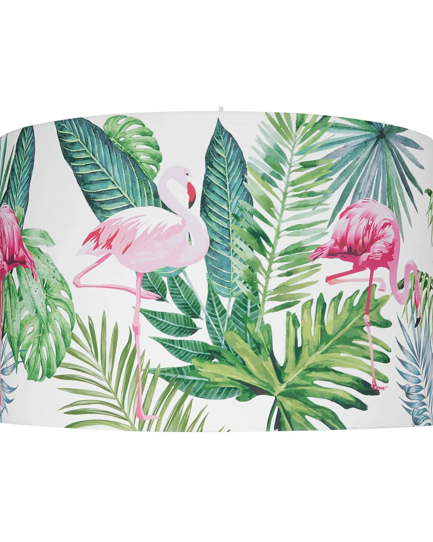 Sale Beliani Lampadario FLAMINGO Multicolore Bianco Rosa Verde