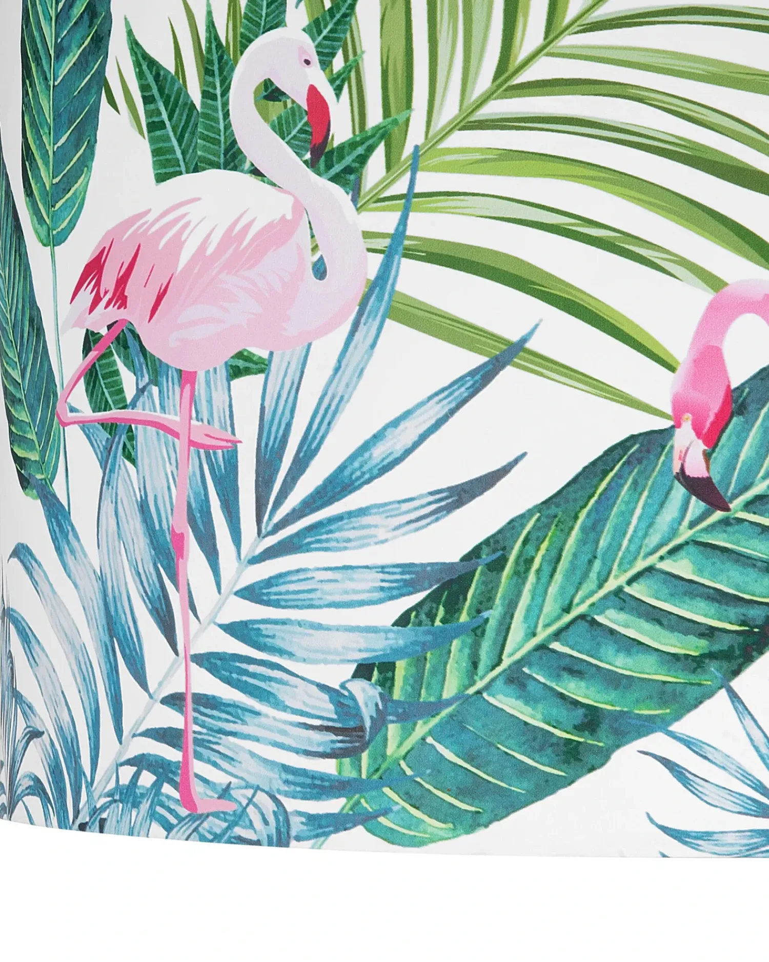 Sale Beliani Lampadario FLAMINGO Multicolore Bianco Rosa Verde
