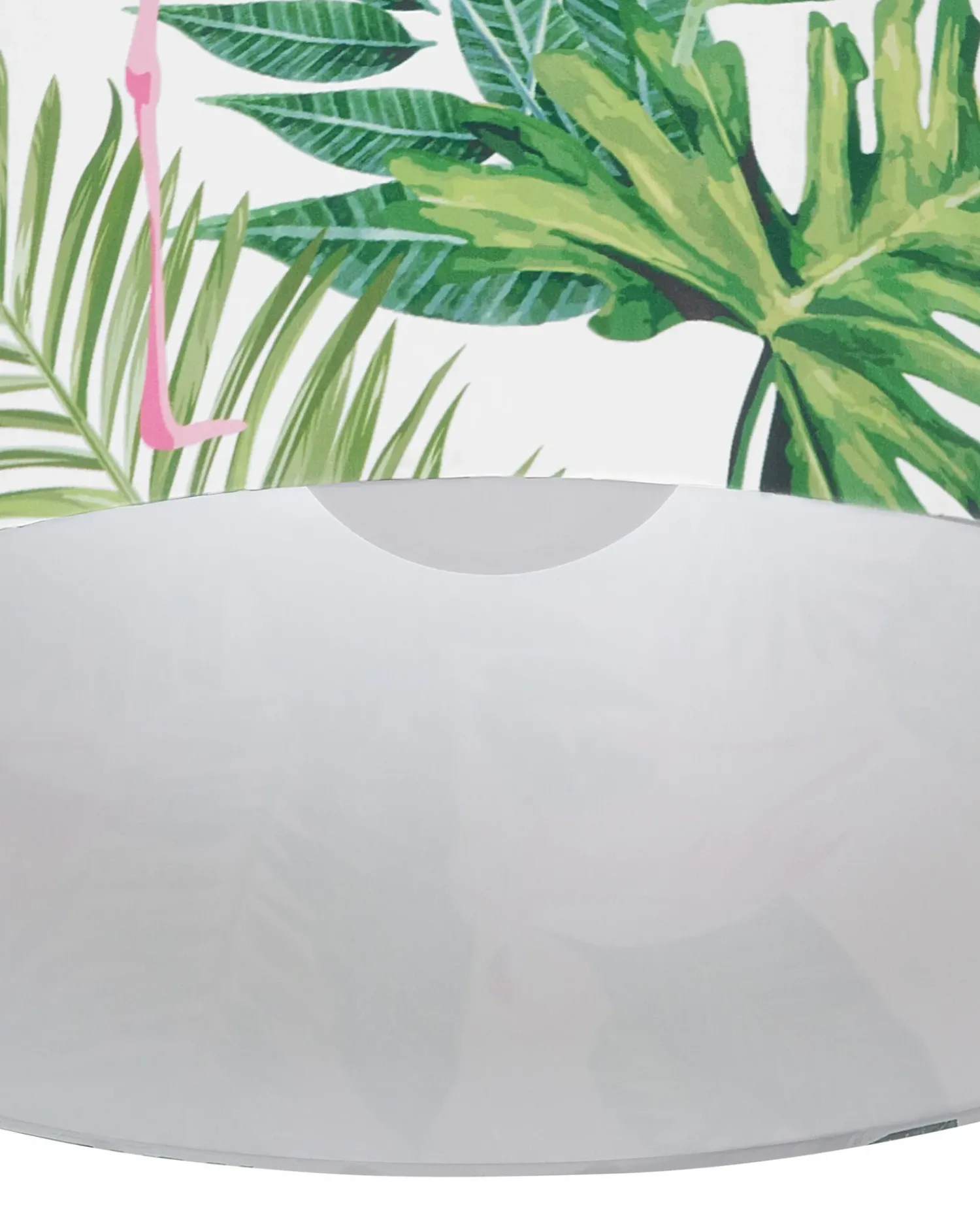 Sale Beliani Lampadario FLAMINGO Multicolore Bianco Rosa Verde