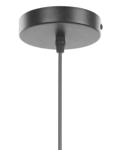 Sale Beliani Lampadario FLOYD Bambù Marrone chiaro Marrone Nero