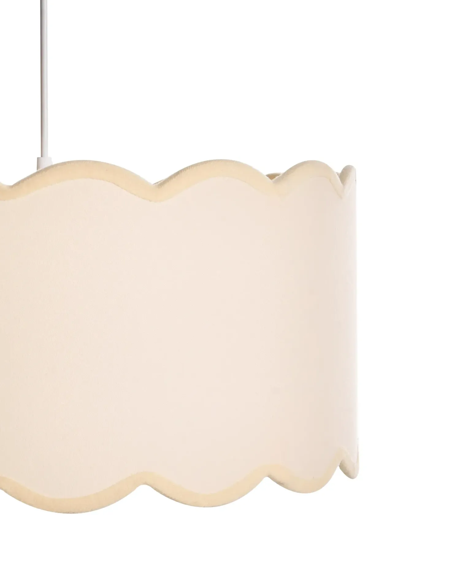 Online Beliani Lampadario GAIREZI Metallo Bianco/Beige Bianco Beige