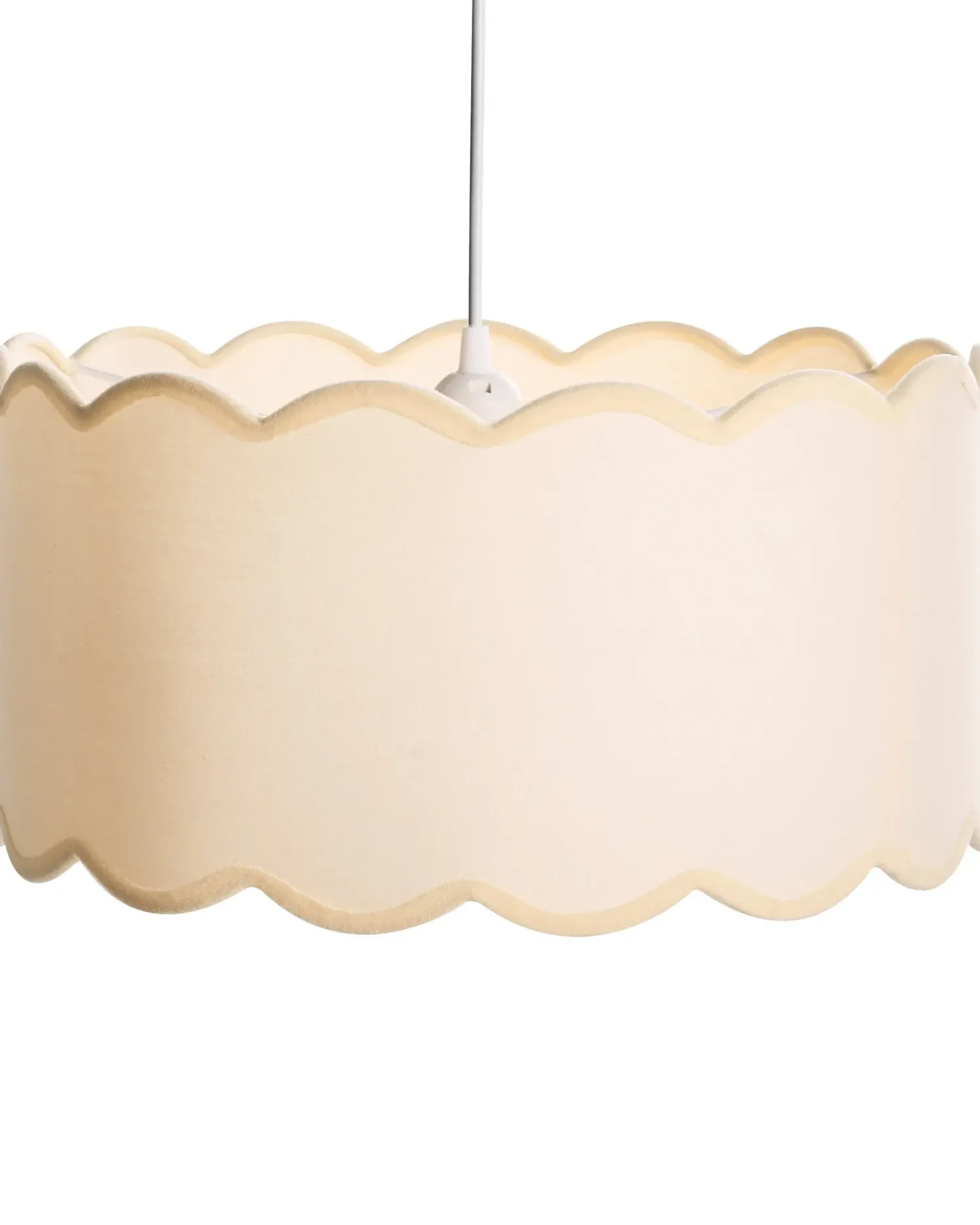 Online Beliani Lampadario GAIREZI Metallo Bianco/Beige Bianco Beige