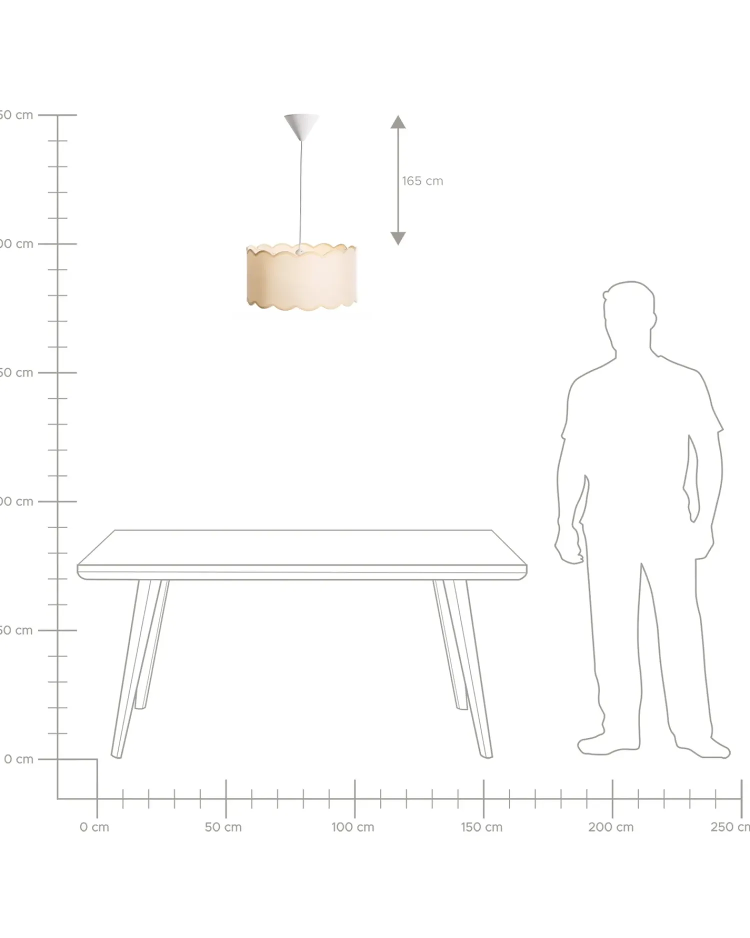 Online Beliani Lampadario GAIREZI Metallo Bianco/Beige Bianco Beige