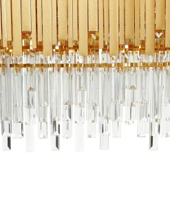 Outlet Beliani Lampadario GARCIA Metallo Oro