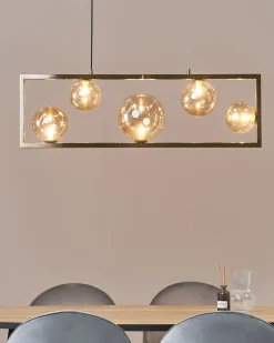 Clearance Beliani Lampadario GEEHI Metallo Ottone
