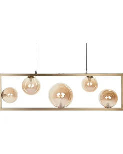 Clearance Beliani Lampadario GEEHI Metallo Ottone