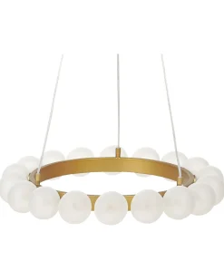 Discount Beliani Lampadario GEORGES Metallo Oro