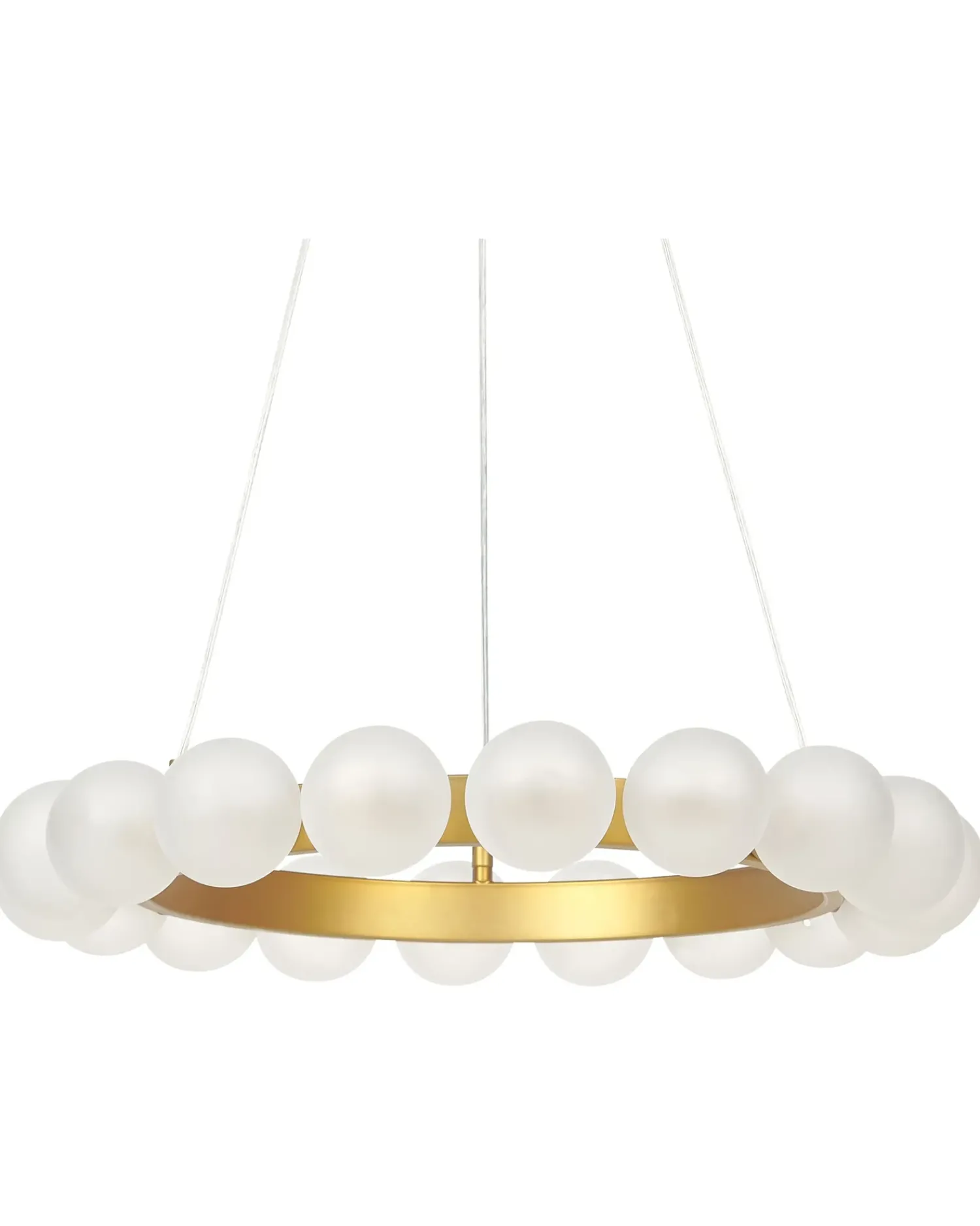 Discount Beliani Lampadario GEORGES Metallo Oro