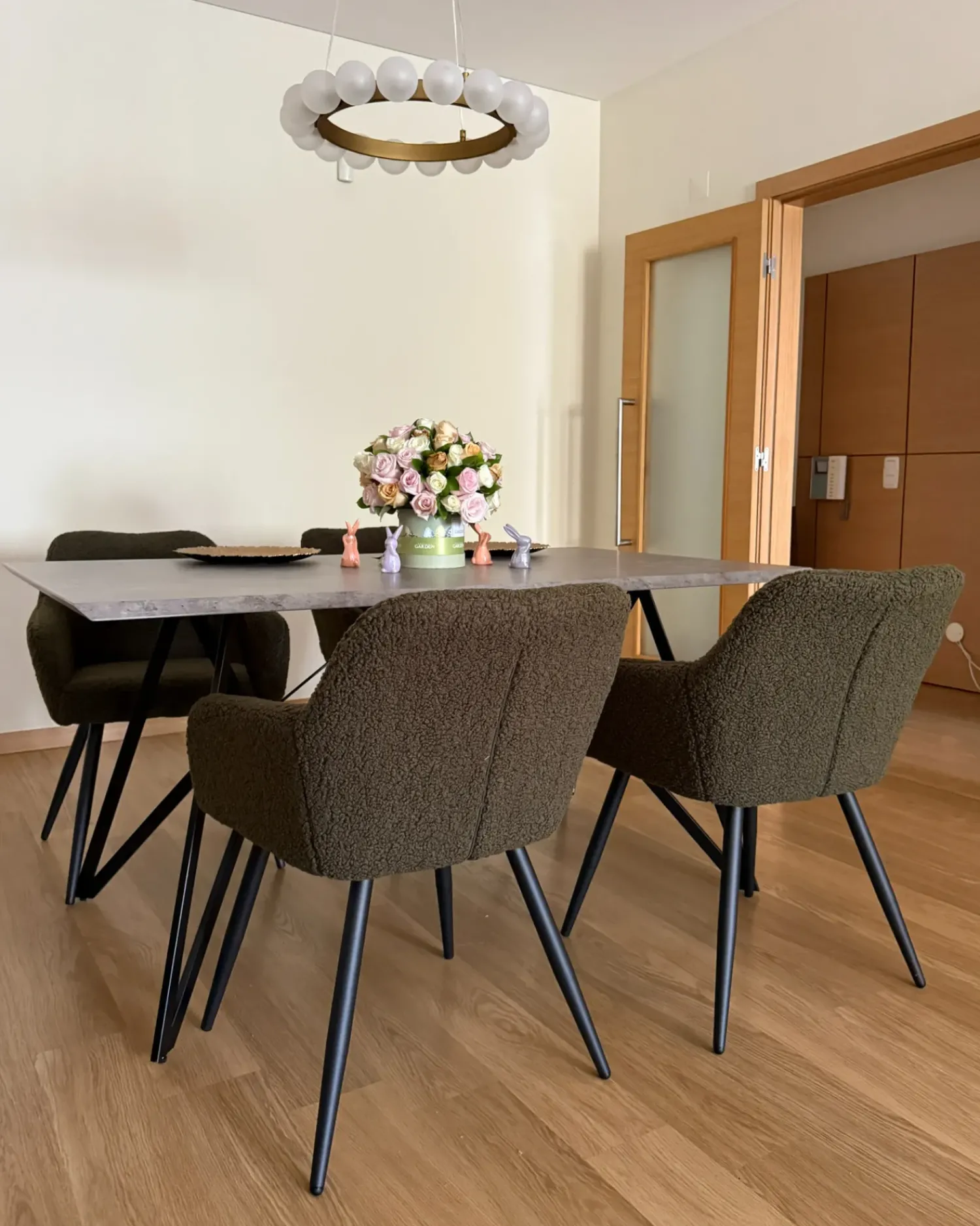 Discount Beliani Lampadario GEORGES Metallo Oro
