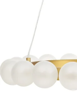 Discount Beliani Lampadario GEORGES Metallo Oro