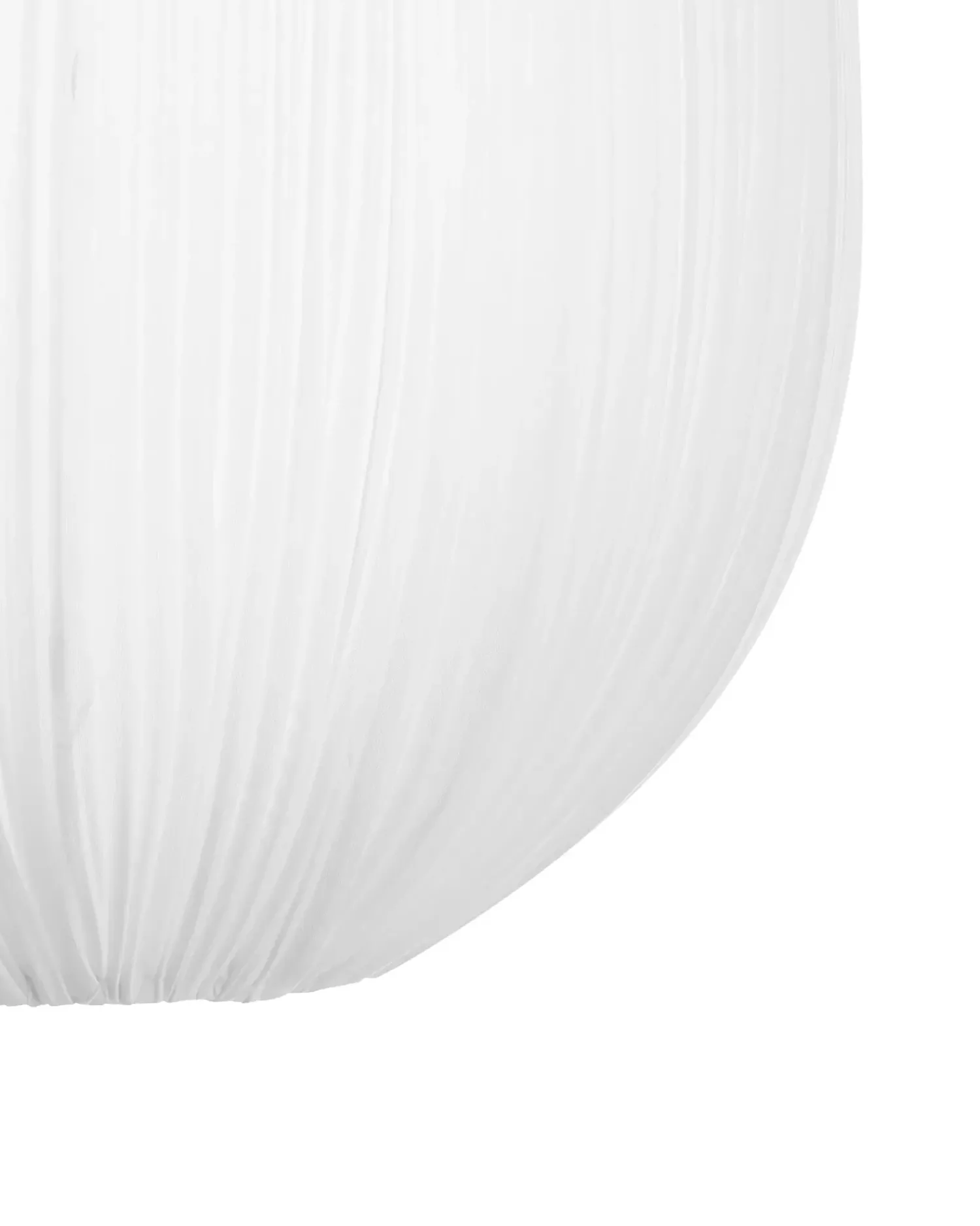 Outlet Beliani Lampadario GERA Tessuto Bianco