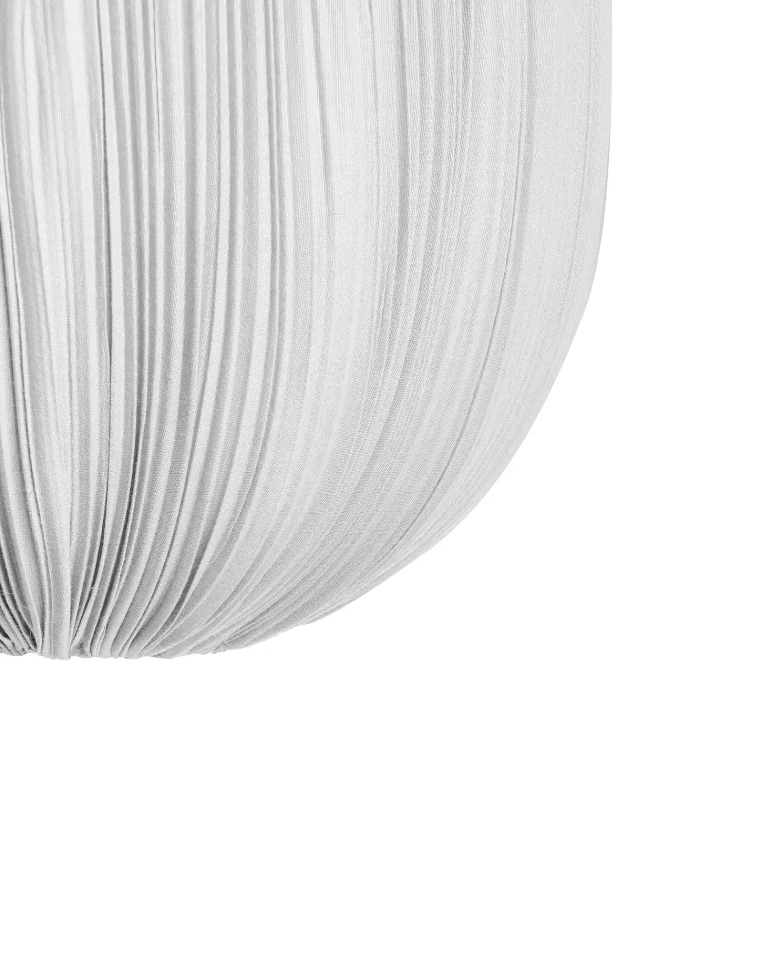 Clearance Beliani Lampadario GERA Tessuto Grigio