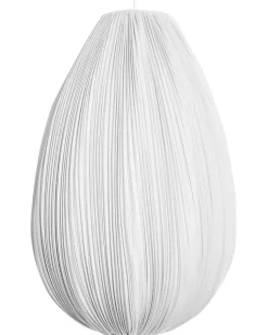 Clearance Beliani Lampadario GERA Tessuto Grigio