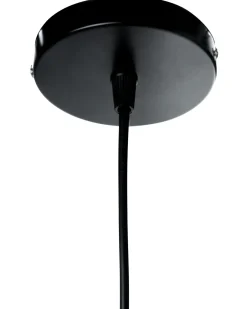 Beliani Lampadario GILO Rattan Naturale Naturale Nero