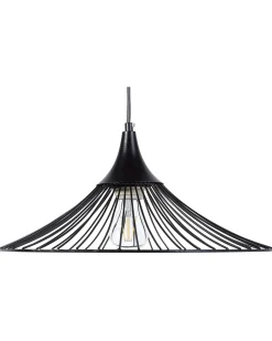 Online Beliani Lampadario GIONA Metallo Nero